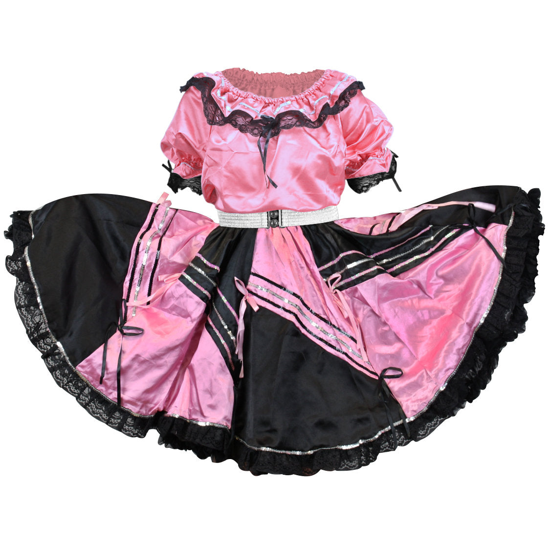 Women's Triple Sequin Satin Set